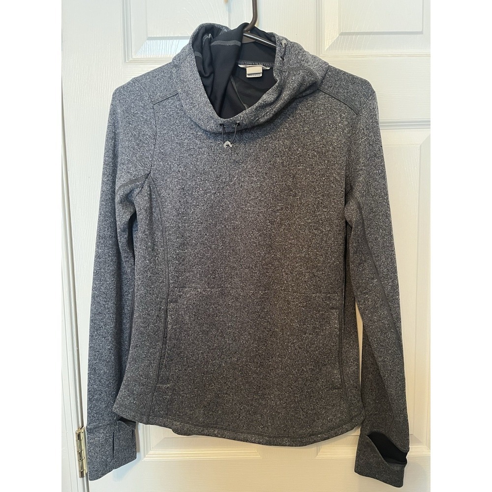 Duluth Trading Company Haz-Mask Hoodie Women's Grey XS Activewear Running